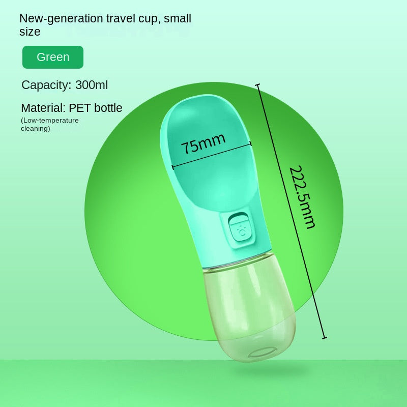 Pet Travel Water Bottle for Dogs and Cats - Portable Outdoor Drinking Cup for Pets, Convenient for Walks and Travel