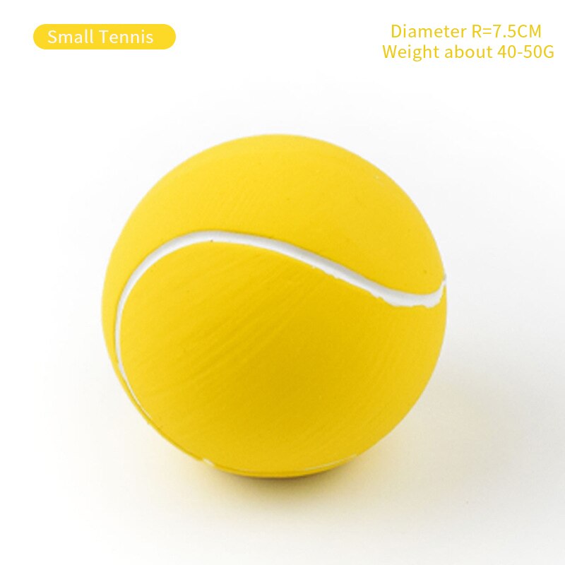 Pet Latex Toy Ball High Elastic Cotton Filled Latex Football For Small Dog Playing Pet Sound Toy Chew Toy Dog Accessories